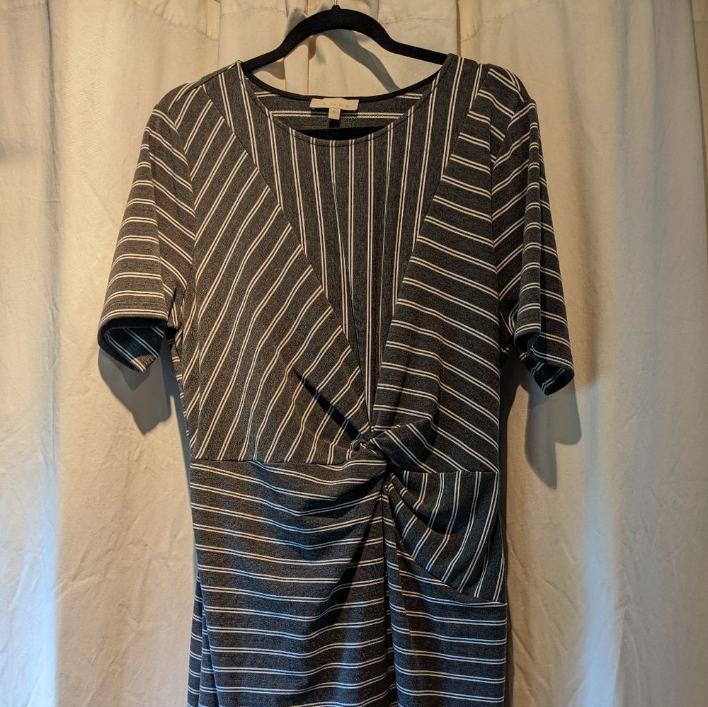Comfortable Striped Dress